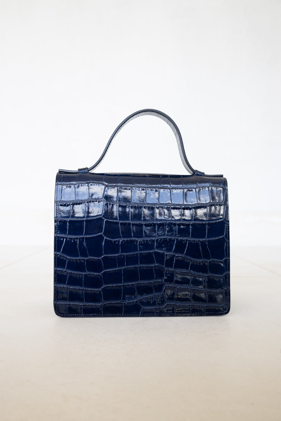 Mini Briefcase | Marine Croco