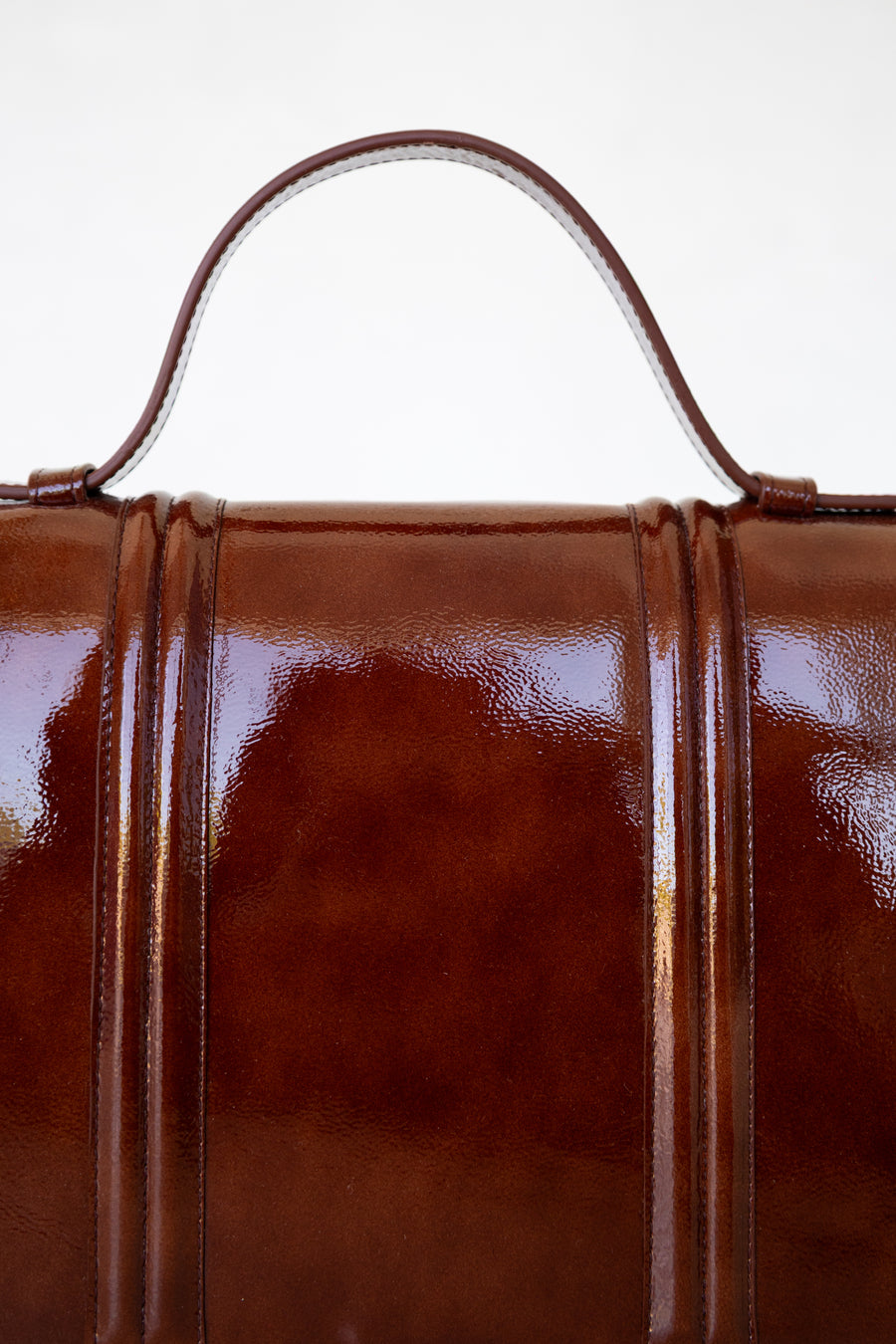 Mini Briefcase Doublé | Amarone Stone