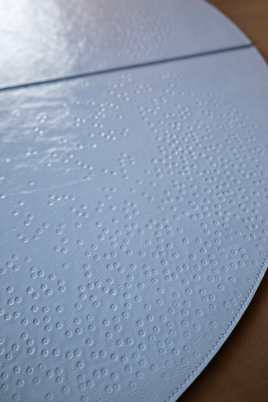 Placemat Set (4) Dots | Ice Blue Stone