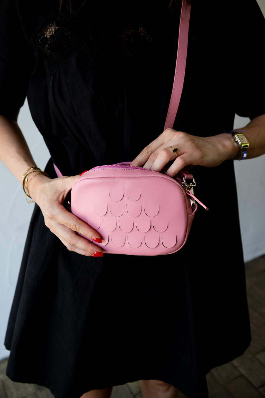 Oval Mini Bag | Bubblegum