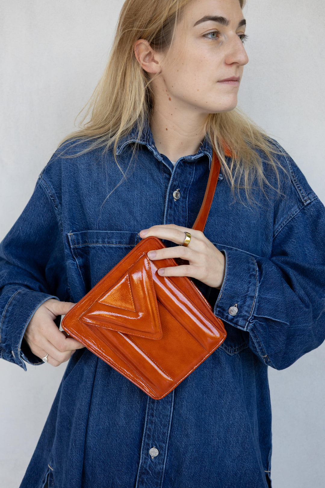 Belt Bag: The Belt XL Terracotta Stone + Trapezium M Terracotta Stone