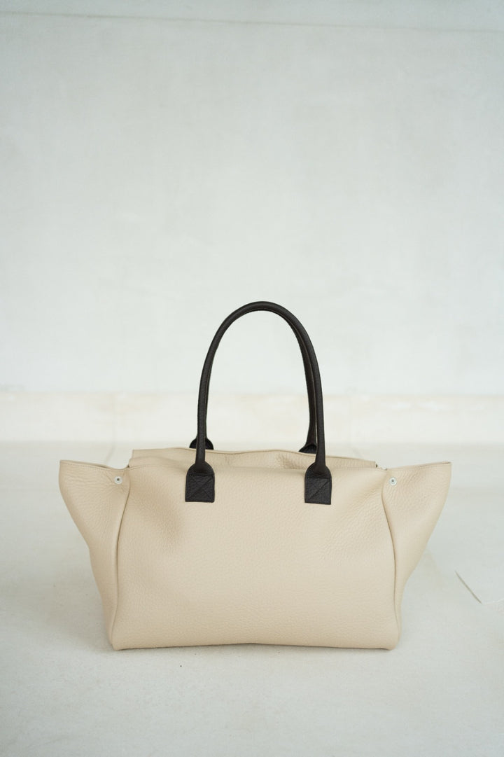Grocery Bag | Combi Beige / Ebony Structured