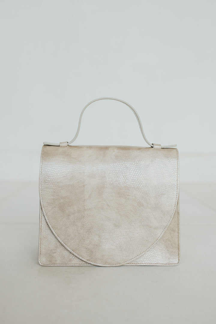 Mini Briefcase | Noisette Snake