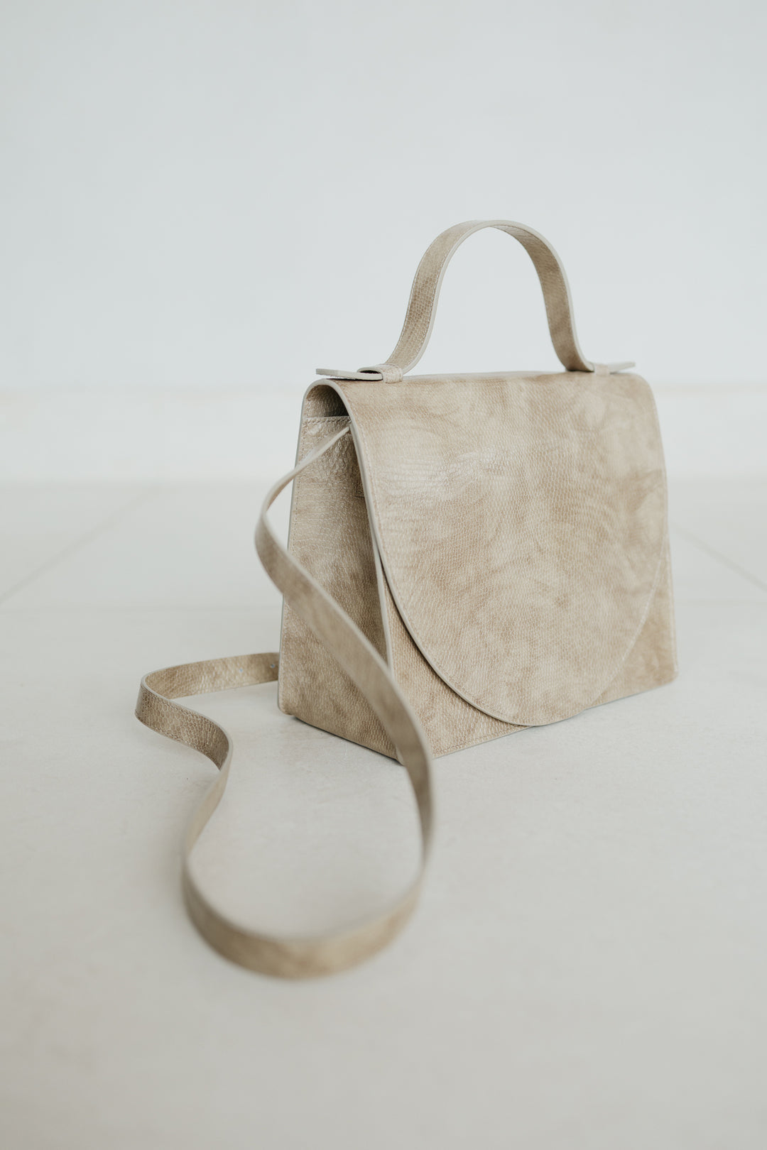 Mini Briefcase | Noisette Snake