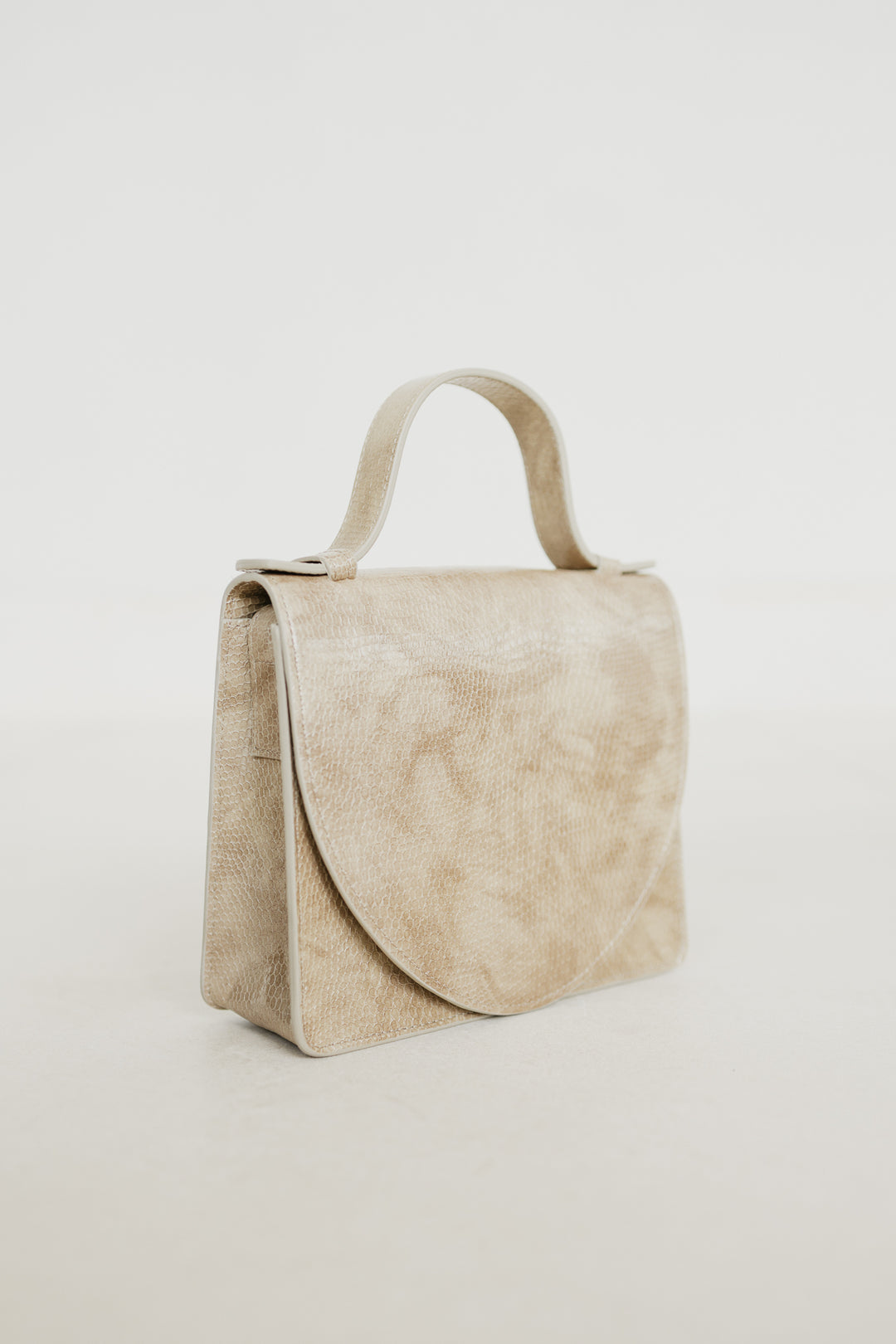 Micro Briefcase | Noisette Snake