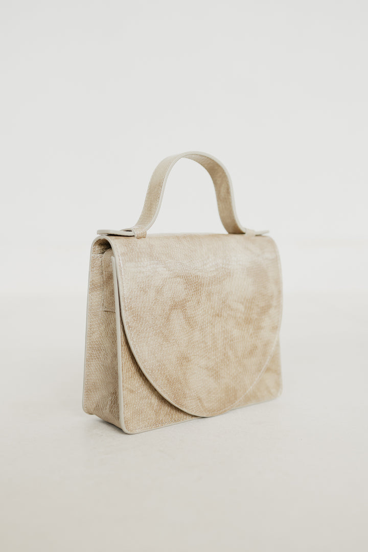 Micro Briefcase | Noisette Snake