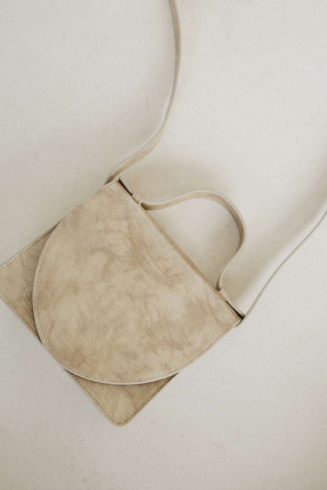 Micro Briefcase | Noisette Snake