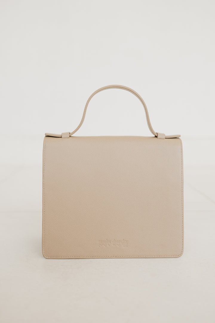 Mini Briefcase | Noisette Structured