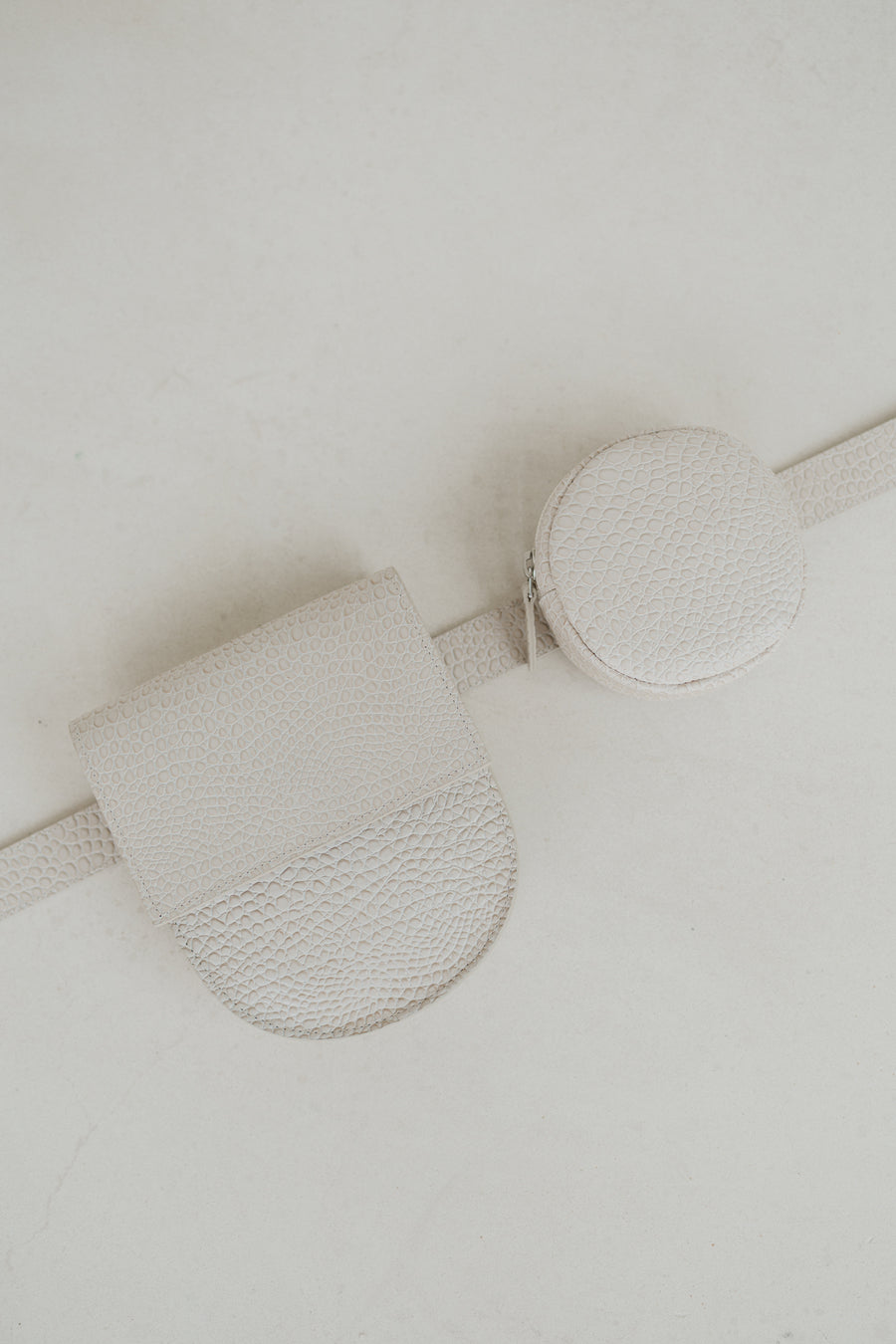 Belt Bag: Belt XL Ostuni Little Croco + Half Moon Ostuni Little Croco + Pastille Belt Ostuni Little Croco
