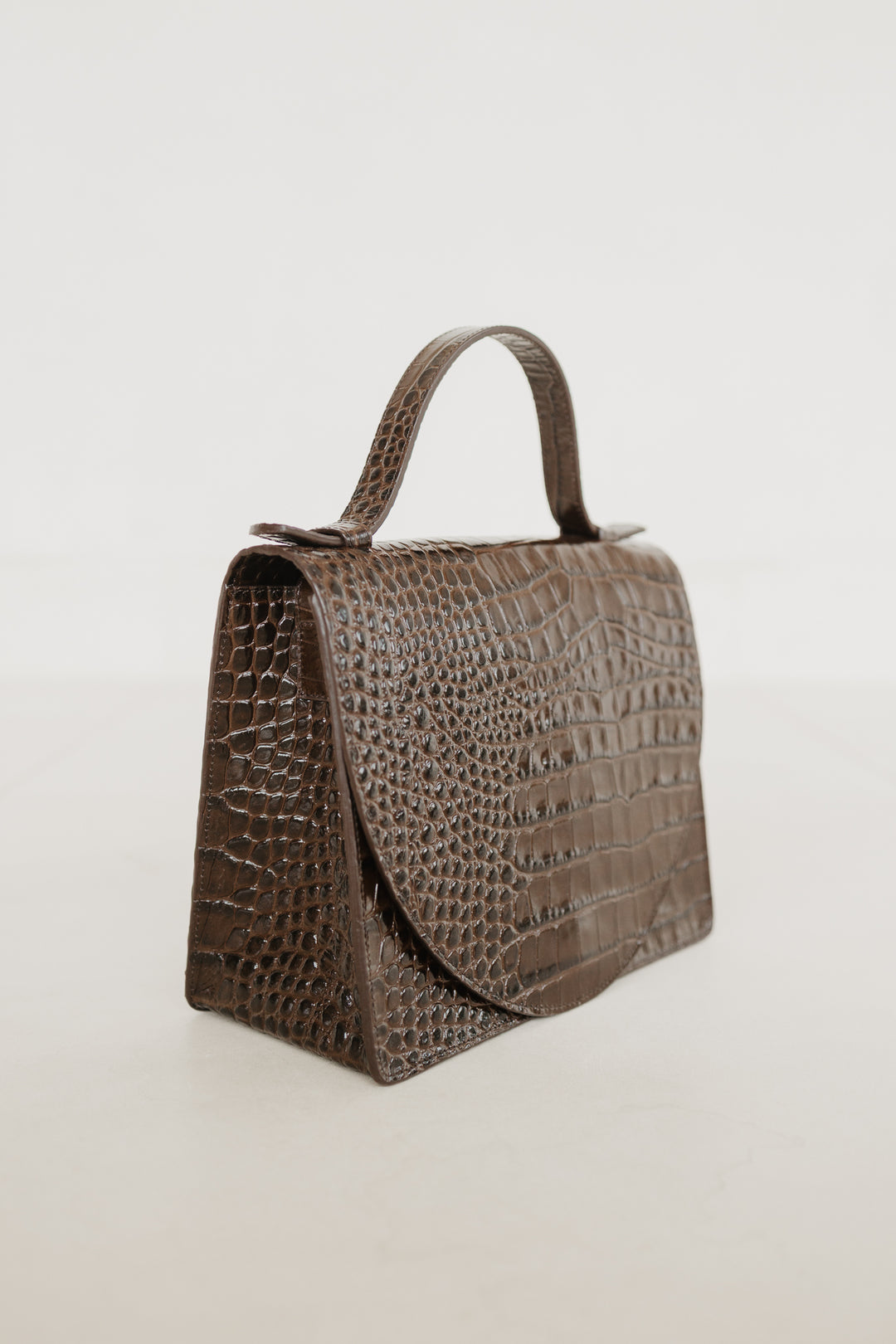 Mini Briefcase | Siena Croco Glans