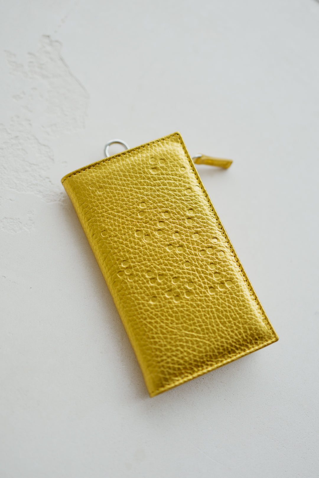 Cardholder Zip Dots | Goldie Shimmer