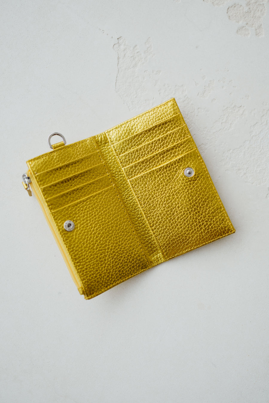 Cardholder Zip Dots | Goldie Shimmer