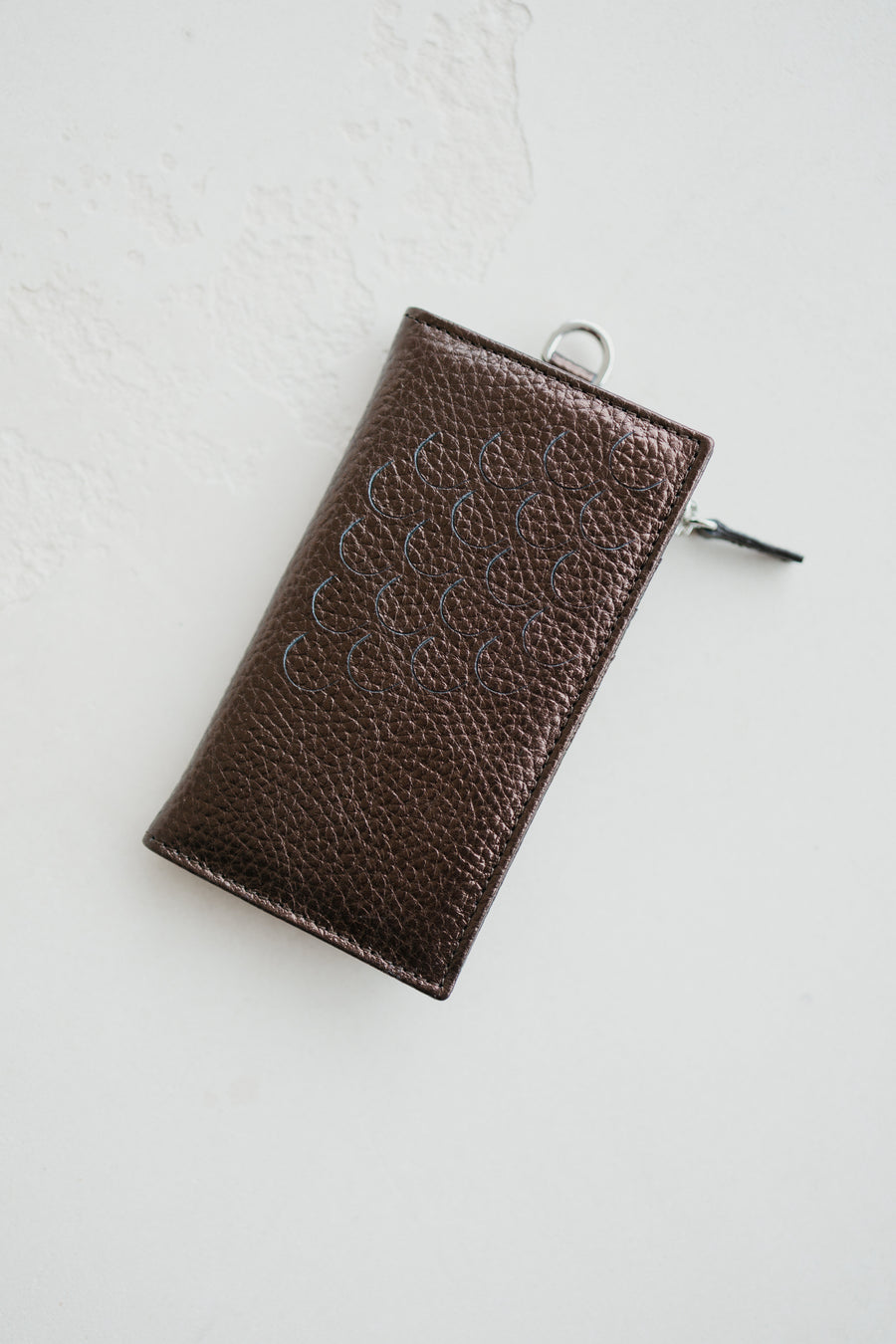 Cardholder Zip Scales | Chocolate Shimmer
