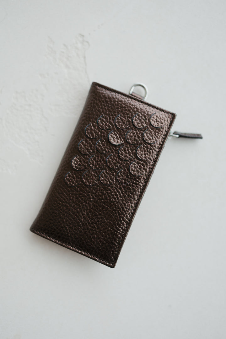 Cardholder Zip Scales | Chocolate Shimmer