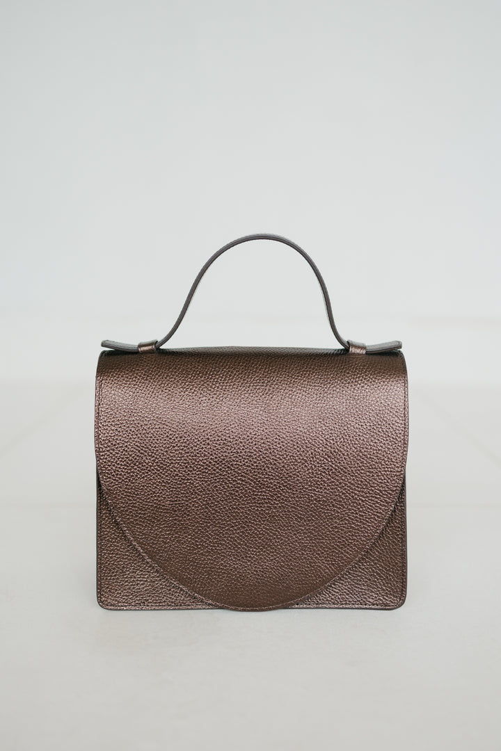 Mini Briefcase | Chocolate Shimmer