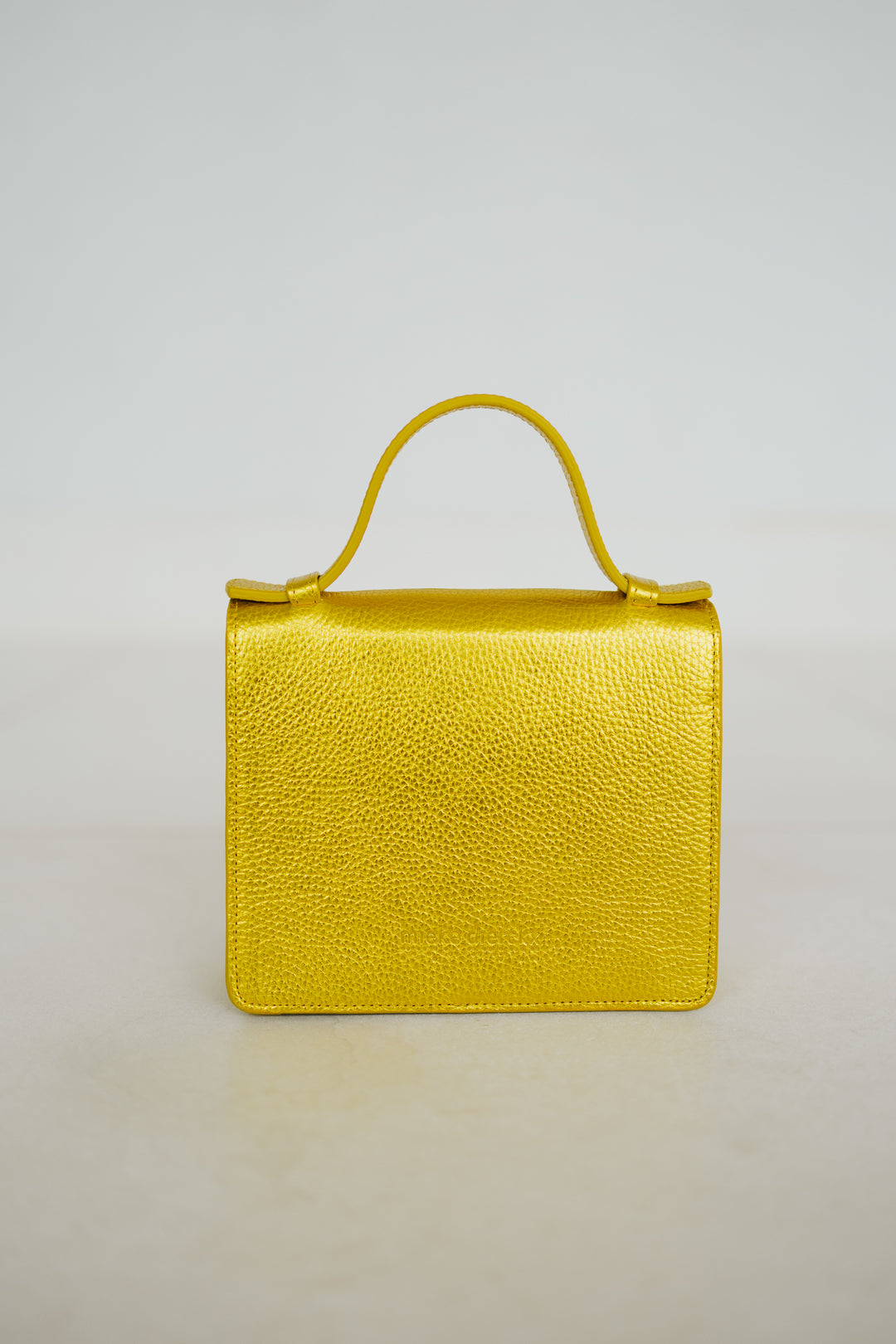 Micro Briefcase | Goldie Shimmer