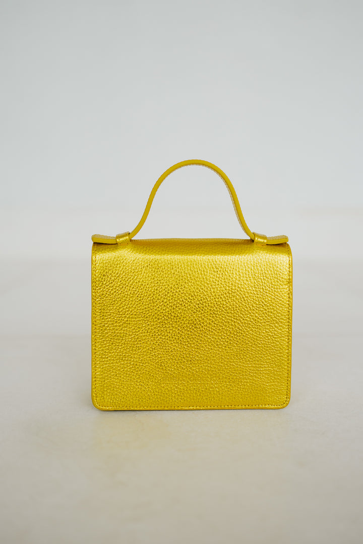 Micro Briefcase | Goldie Shimmer
