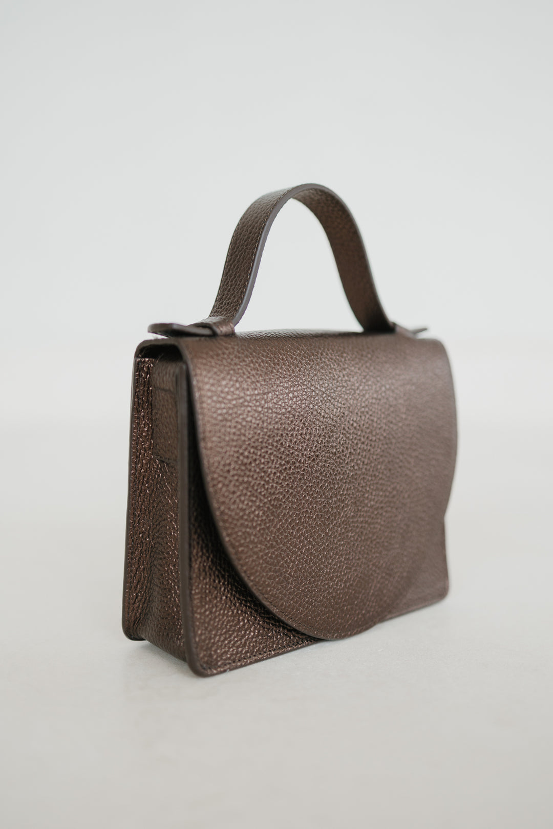 Micro Briefcase | Chocolate Shimmer