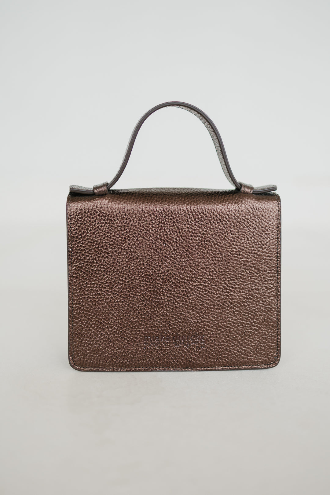 Micro Briefcase | Chocolate Shimmer