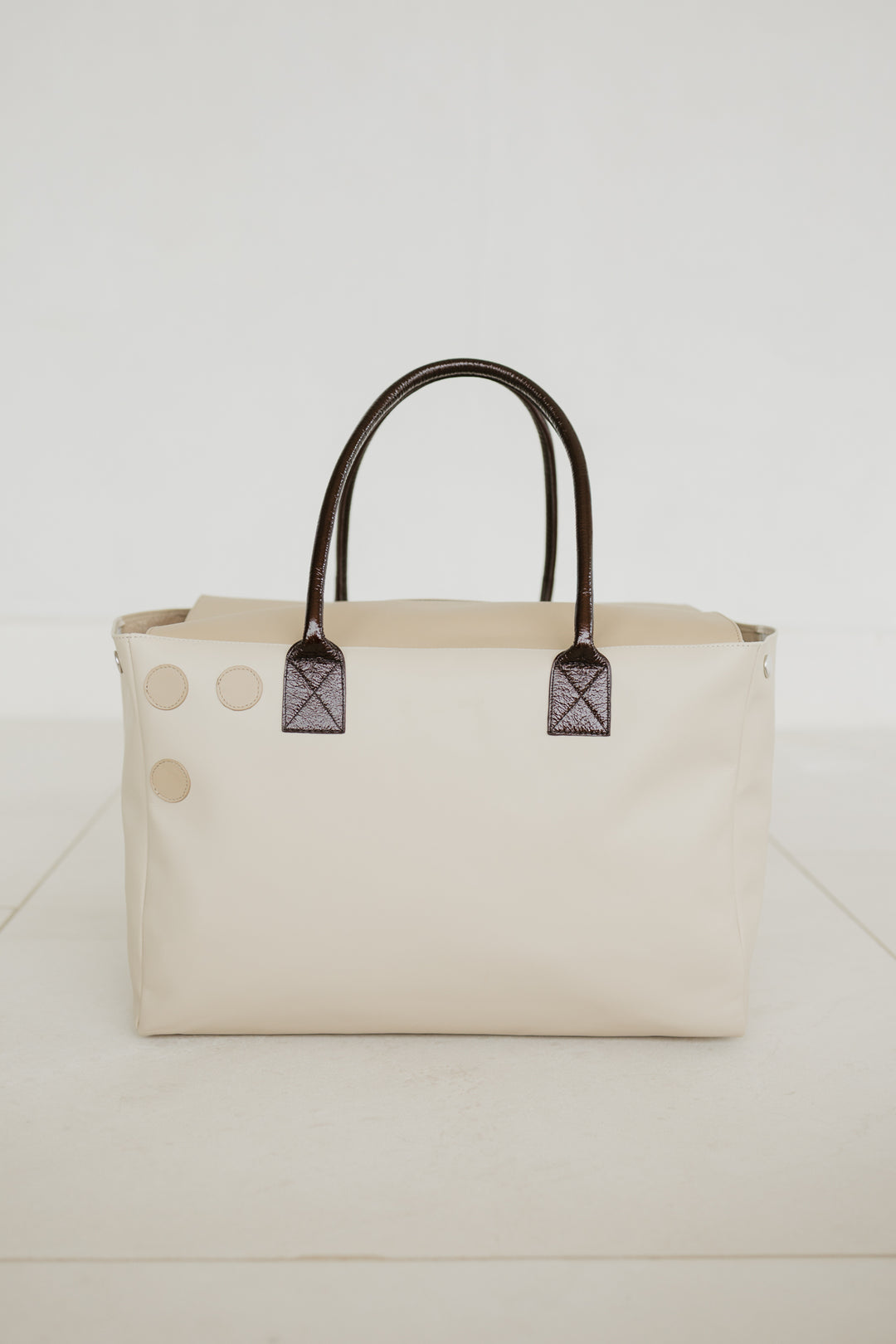 Grocery Bag | Beige-Sand-Chocolate Stone