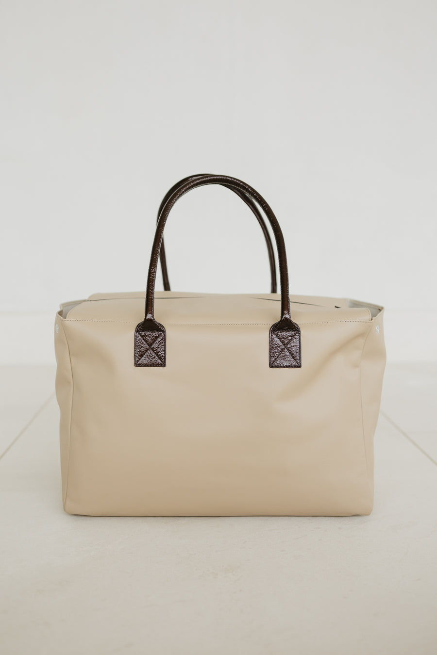Grocery Bag | Beige-Sand-Chocolate Stone
