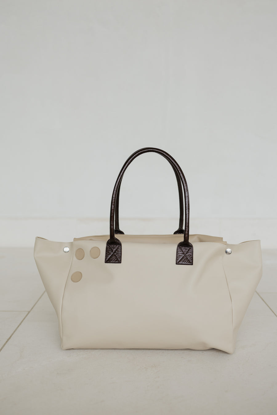 Grocery Bag | Beige-Sand-Chocolate Stone
