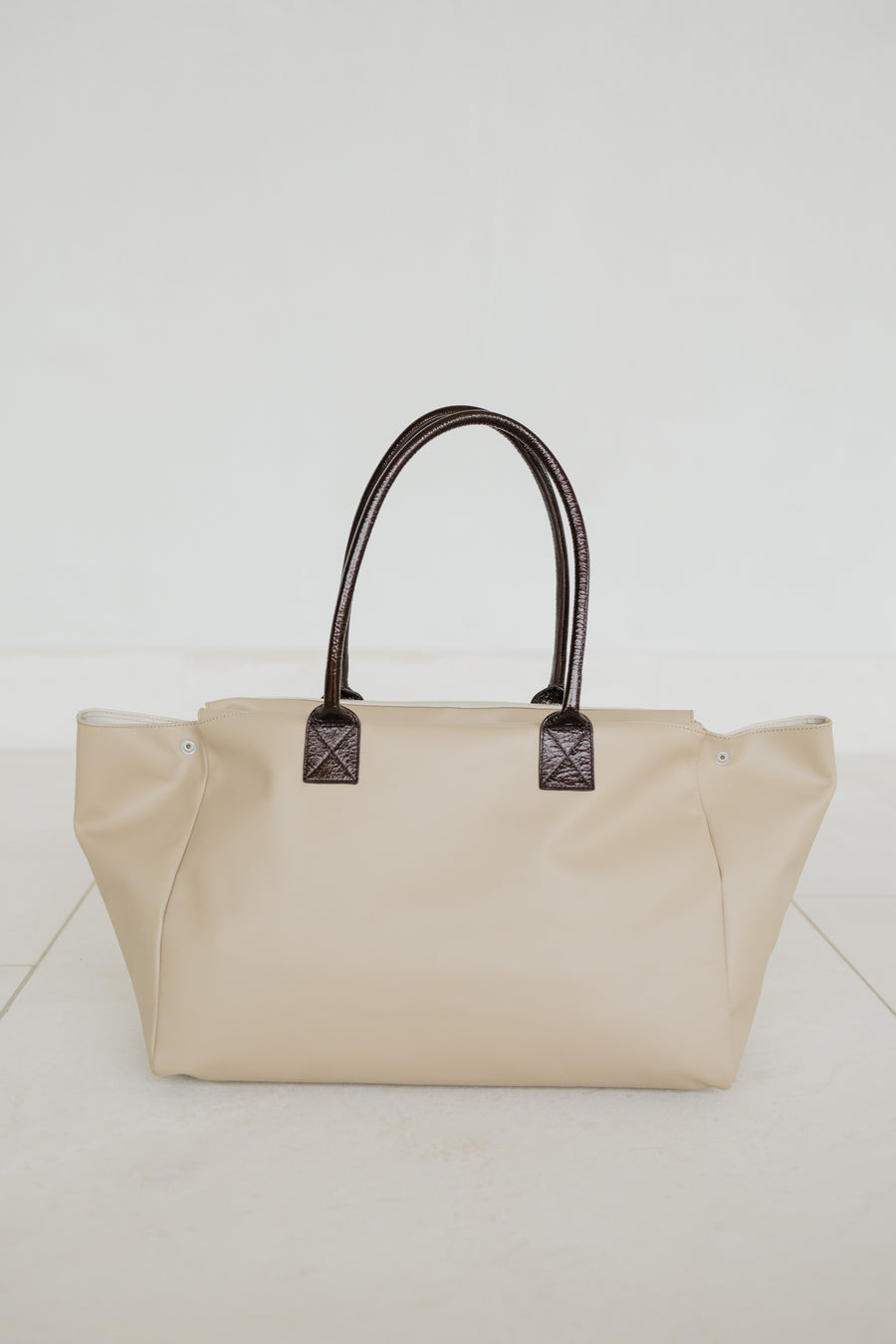 Grocery Bag | Beige-Sand-Chocolate Stone