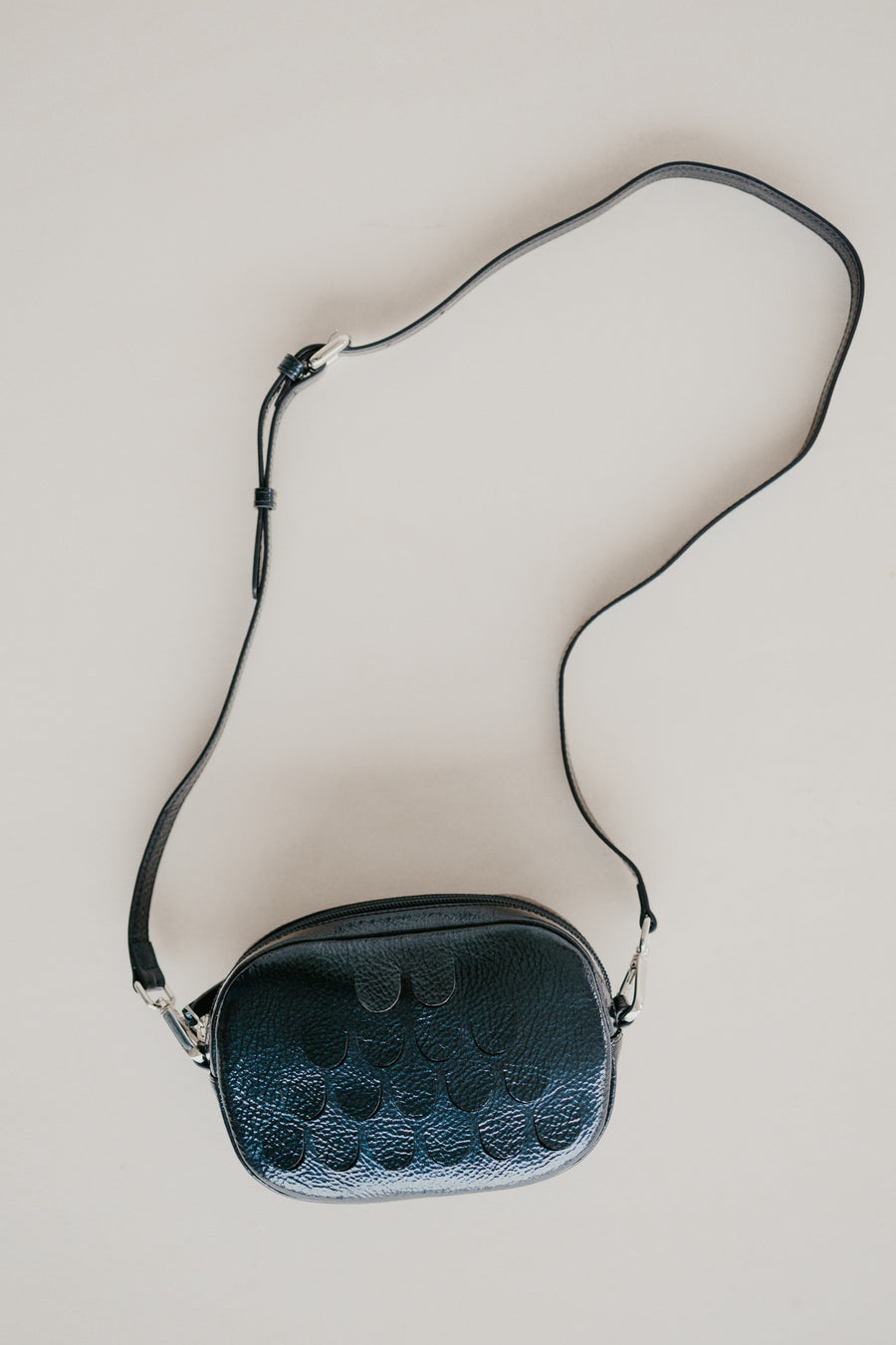 Oval Mini Bag | Night Blue Stone
