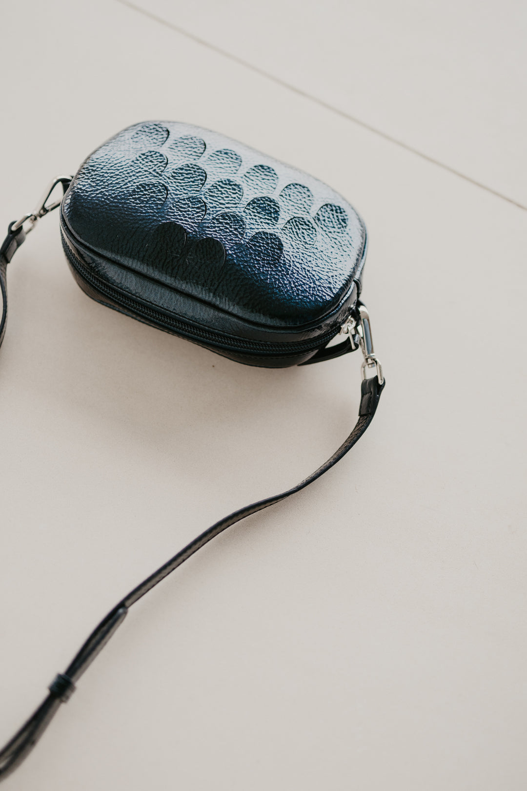 Oval Mini Bag | Night Blue Stone