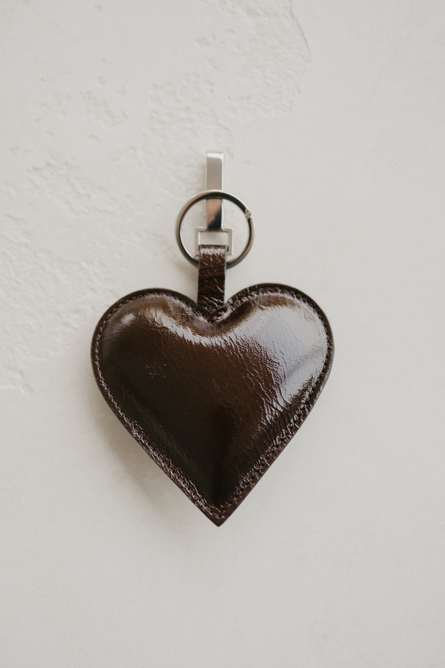 Keychain | Heart Keychain Chocolate Stone