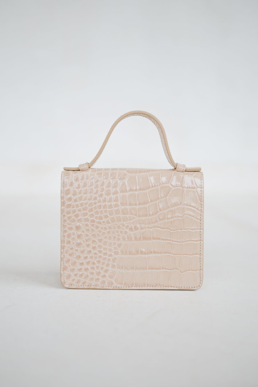 Bridal Collection | Micro Briefcase Blush Croco