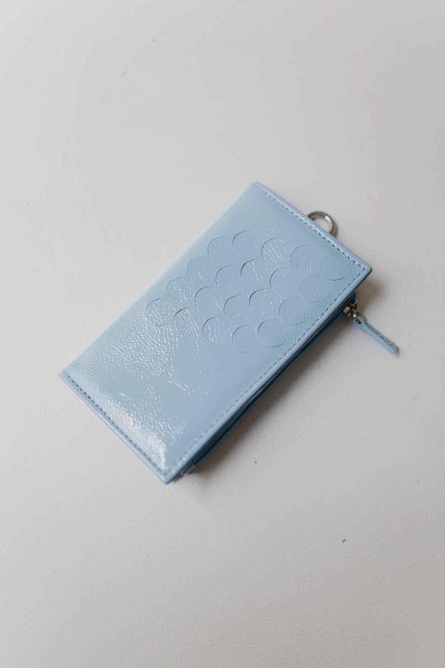 Cardholder Zip Scales | Ice Blue Stone
