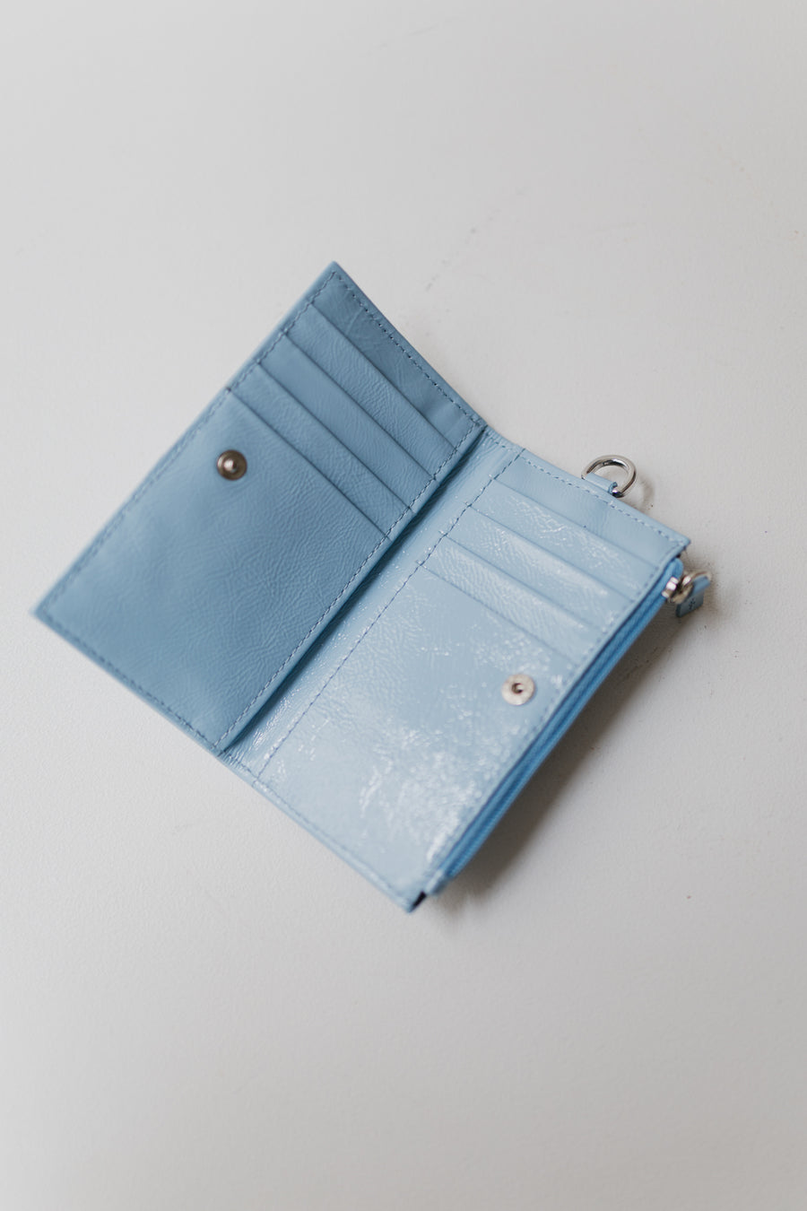 Cardholder Zip Scales | Ice Blue Stone