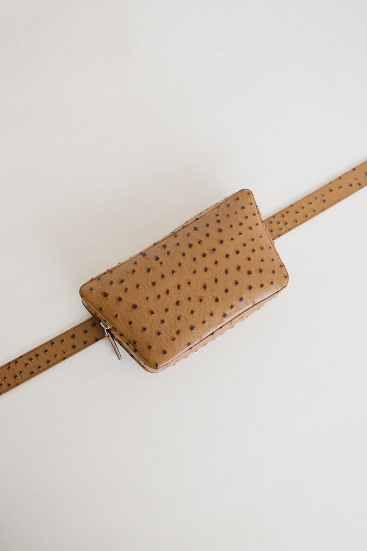 Belt Bag: Belt XL Palermo Struzzo + Trapezium Palermo Struzzo
