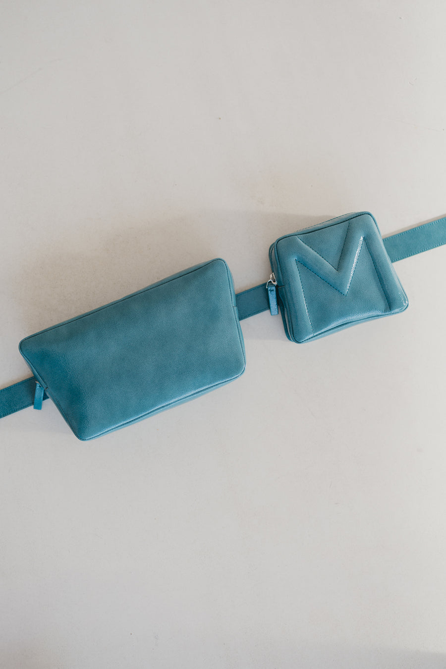 Belt Bag: Belt XL Bari Stone + Trapezium Bari Stone + Mini M Bari Stone