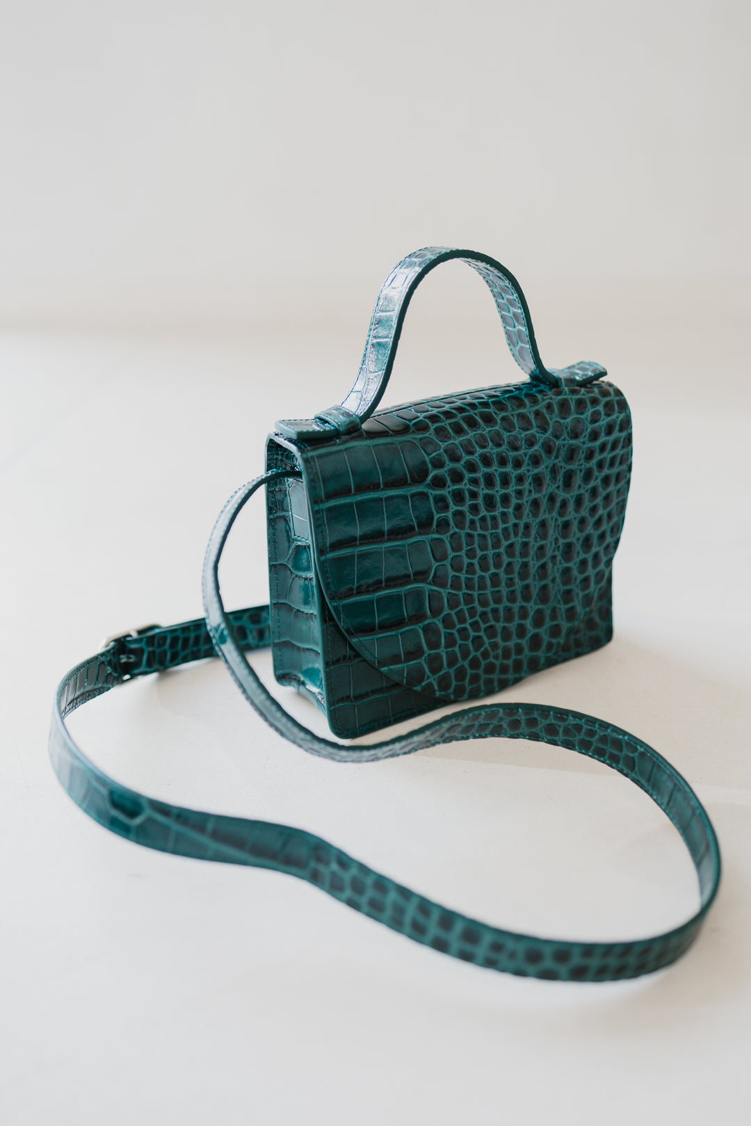 Micro Briefcase | Monopoli Croco