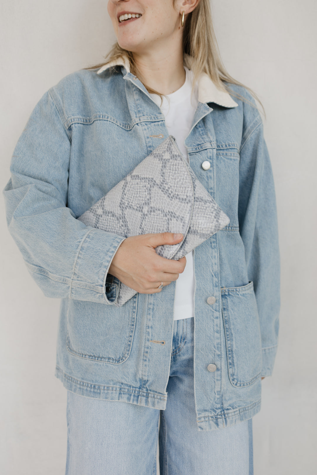 Bridal Collection | Medium Envelope Python