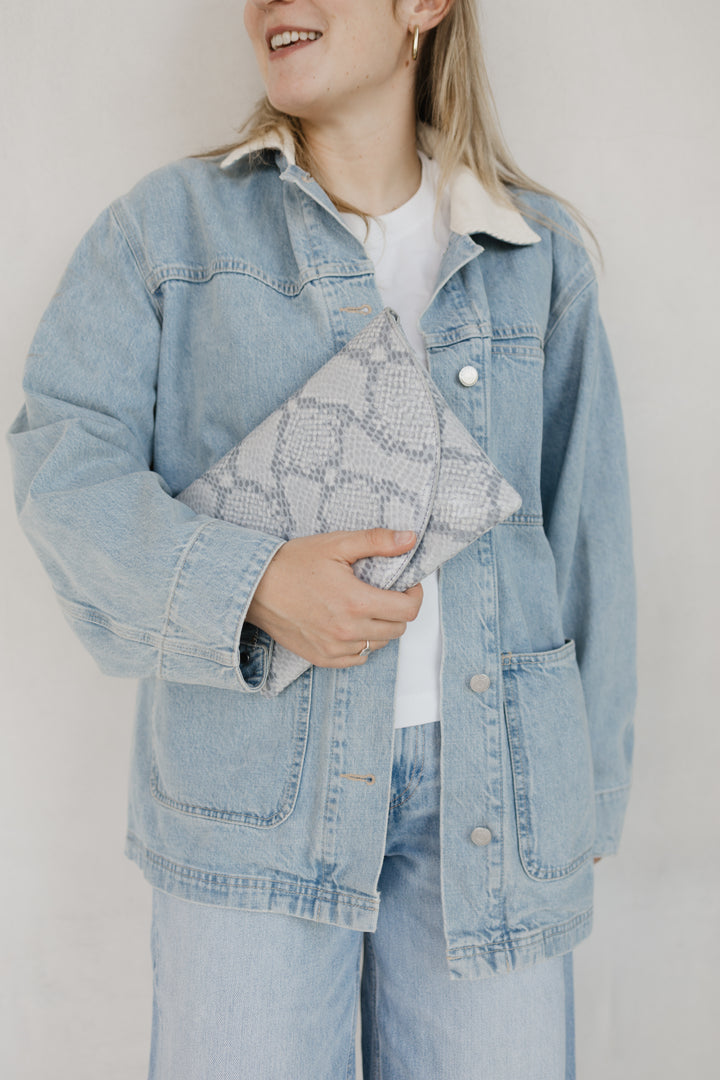 Bridal Collection | Medium Envelope Python