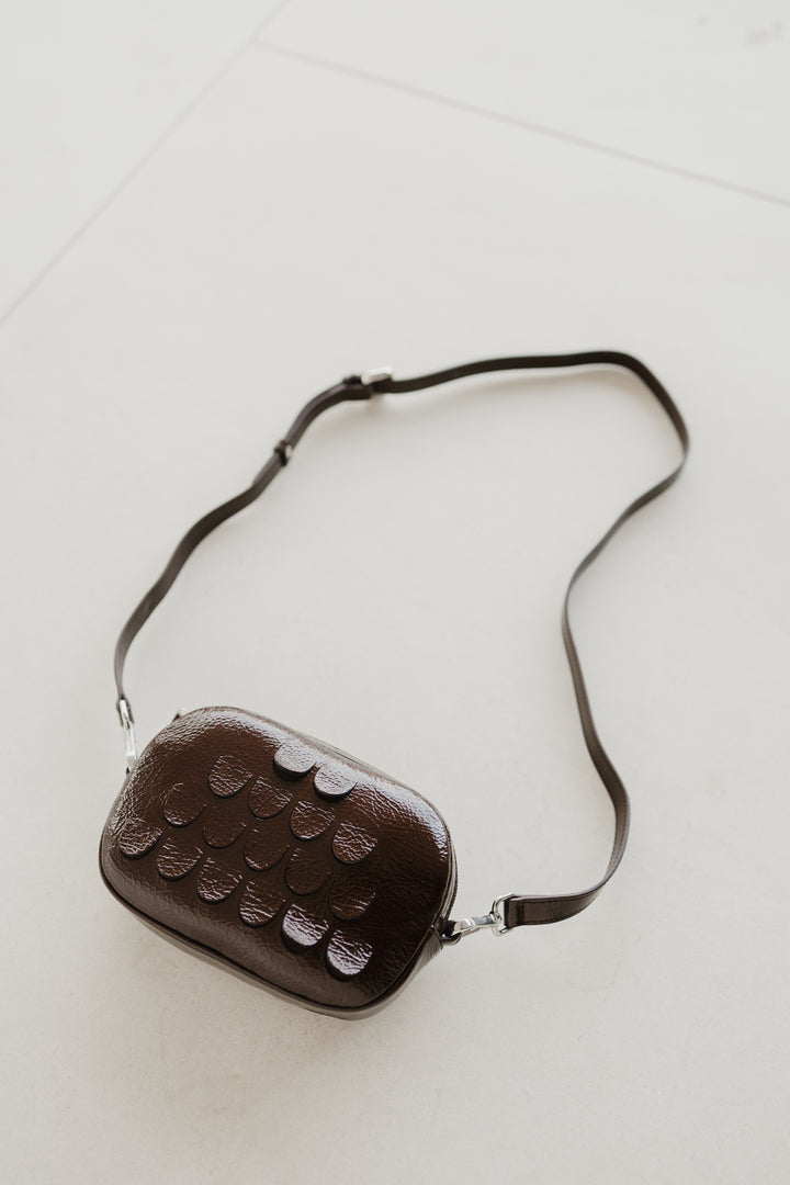Oval Mini Bag | Chocolate Stone