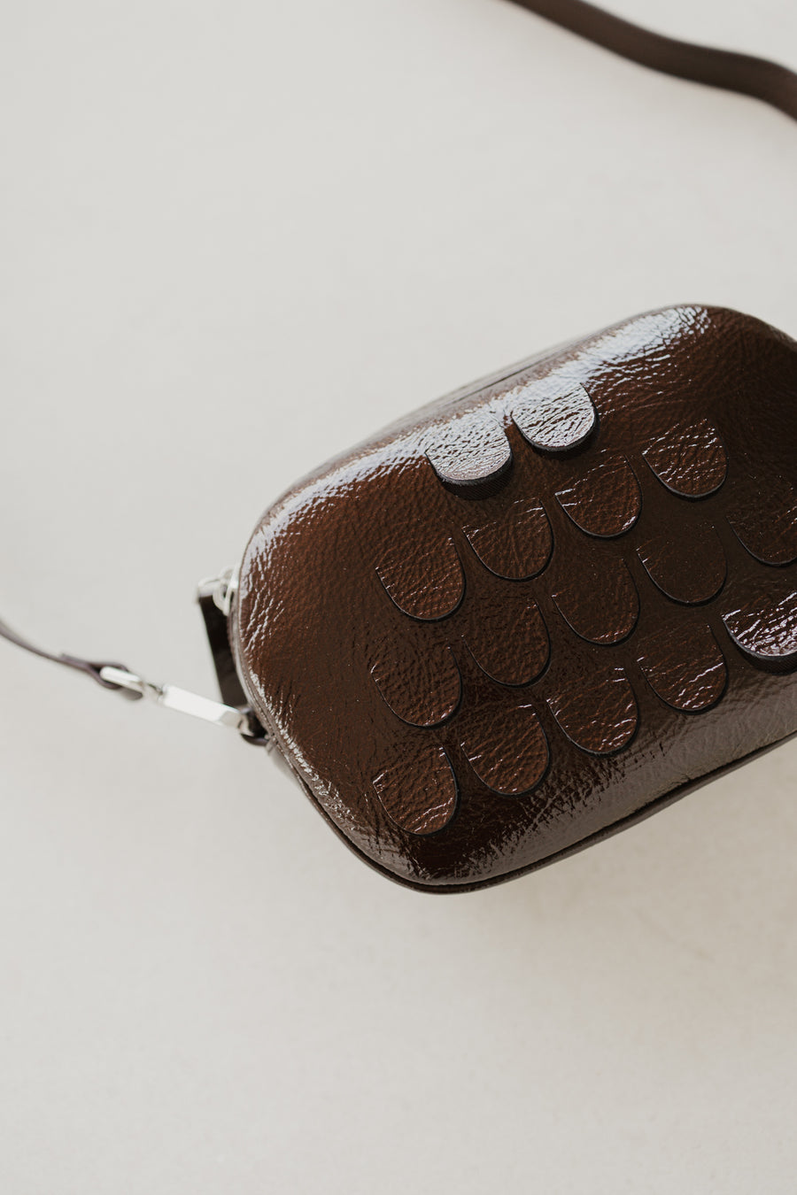 Oval Mini Bag | Chocolate Stone