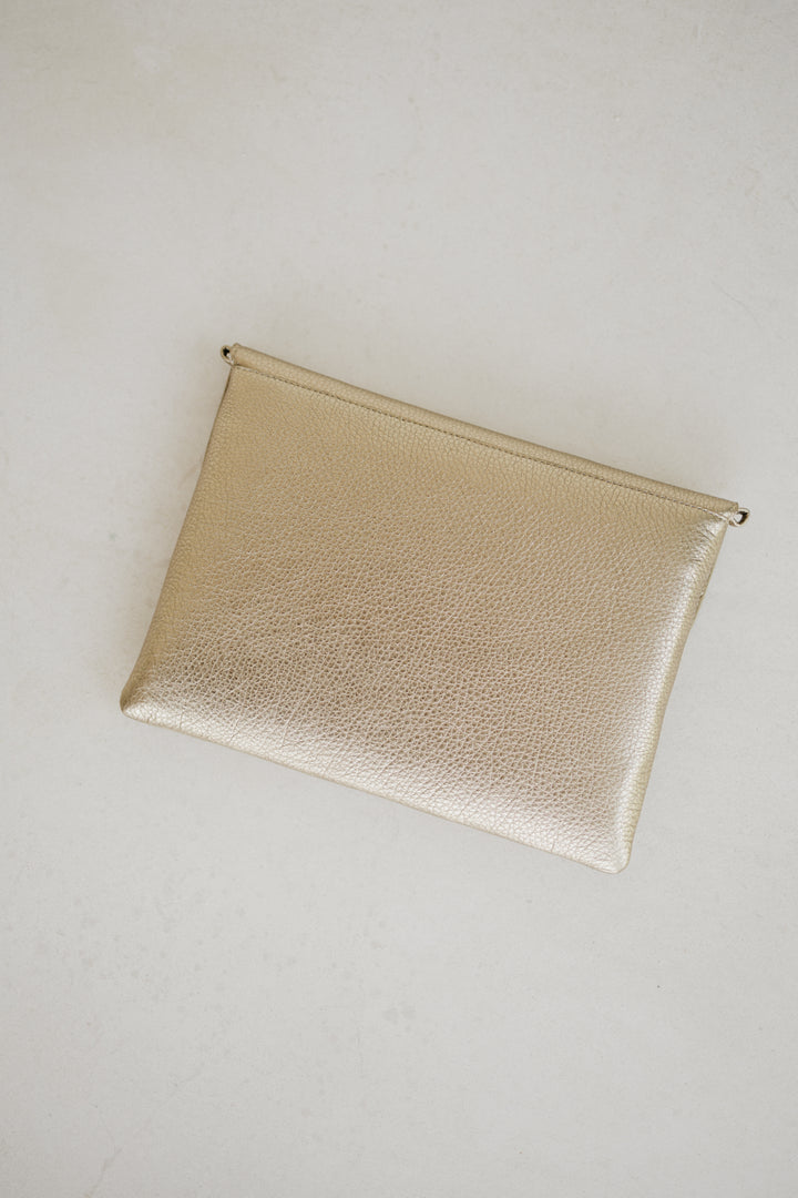 Bridal Collection | Medium Envelope Soft Gold Structured