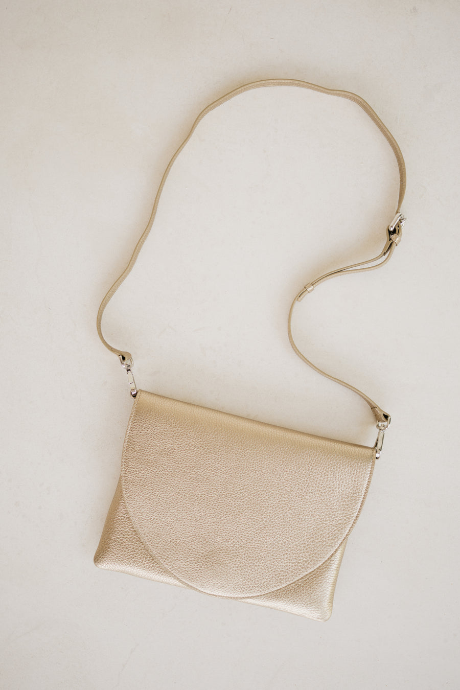 Bridal Collection | Medium Envelope Soft Gold Structured