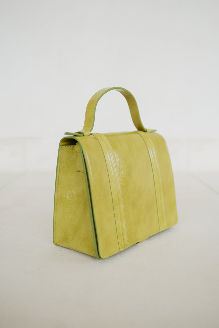 Mini Briefcase Doublé | Taormina Stone