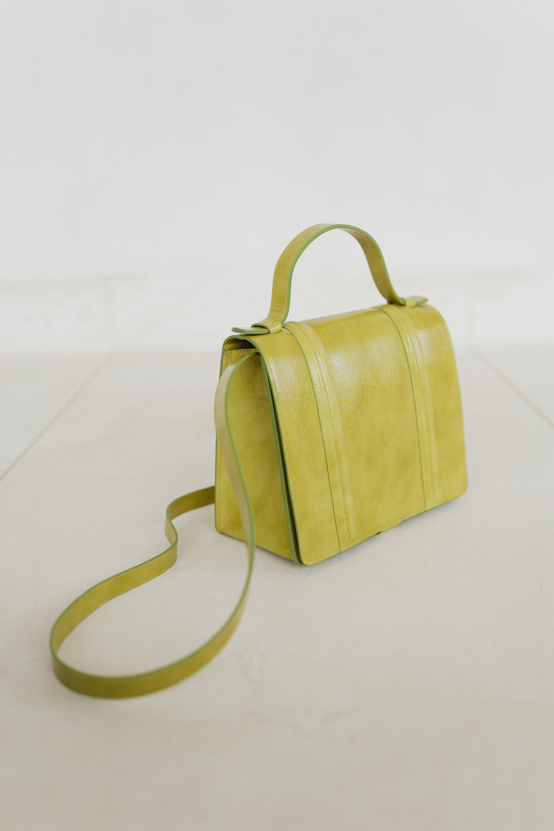 Mini Briefcase Doublé | Taormina Stone