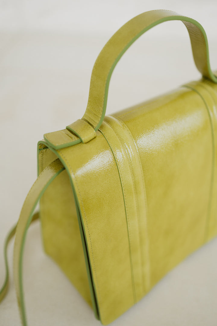 Mini Briefcase Doublé | Taormina Stone