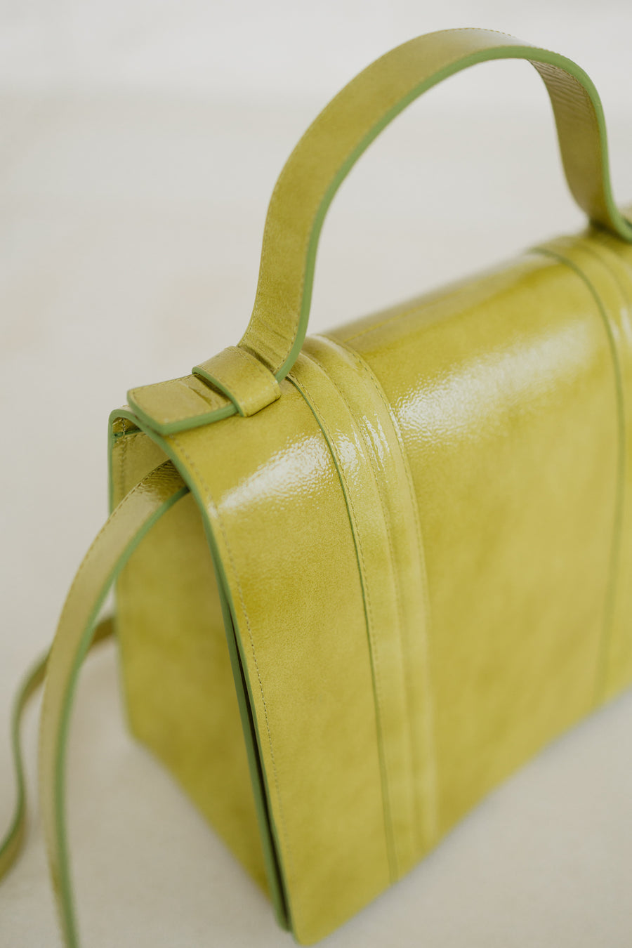 Mini Briefcase Doublé | Taormina Stone