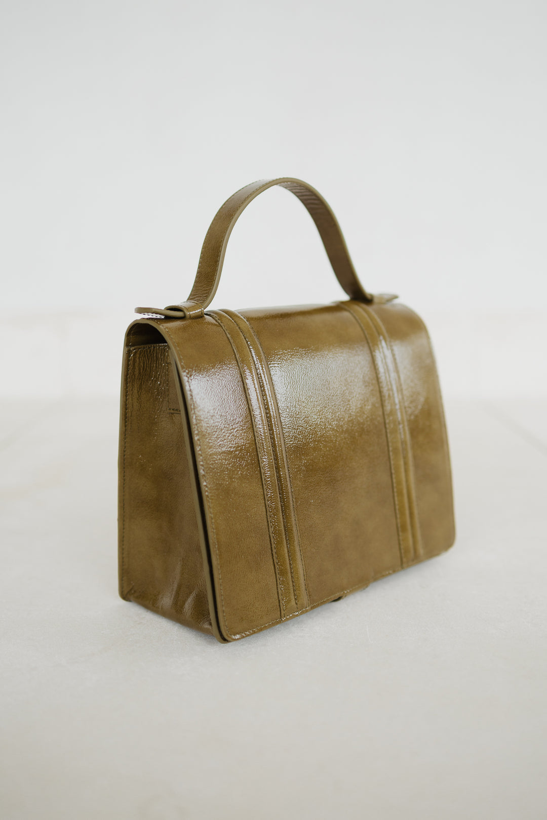 Mini Briefcase Doublé | Pantelleria Stone