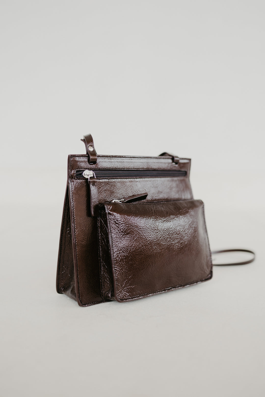 Double Pouch | Chocolate Stone