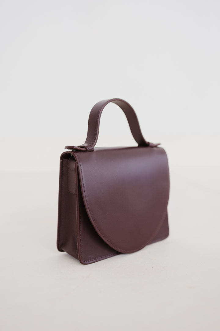 Micro Briefcase | Burgundy Pure