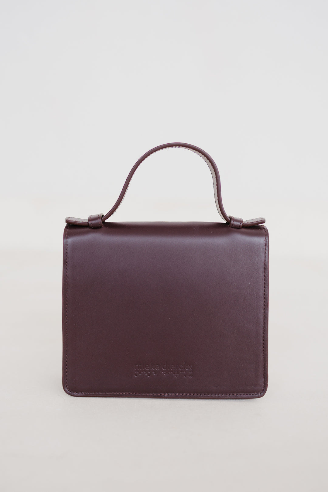 Micro Briefcase | Burgundy Pure